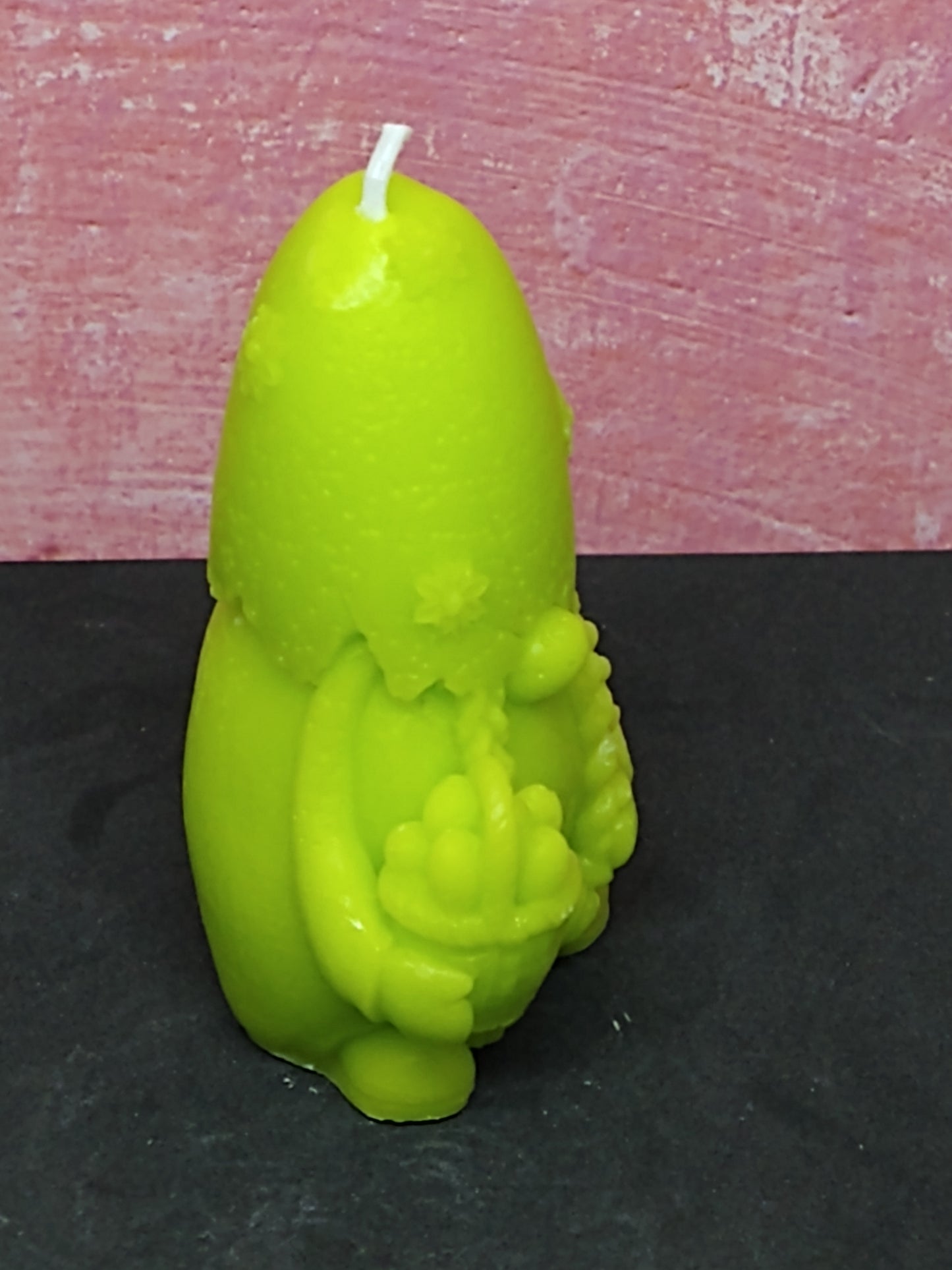 Gnome with Basket Candle