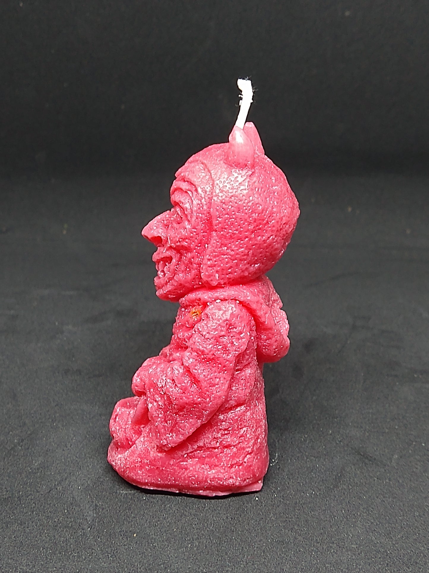 devil trick or treat candle