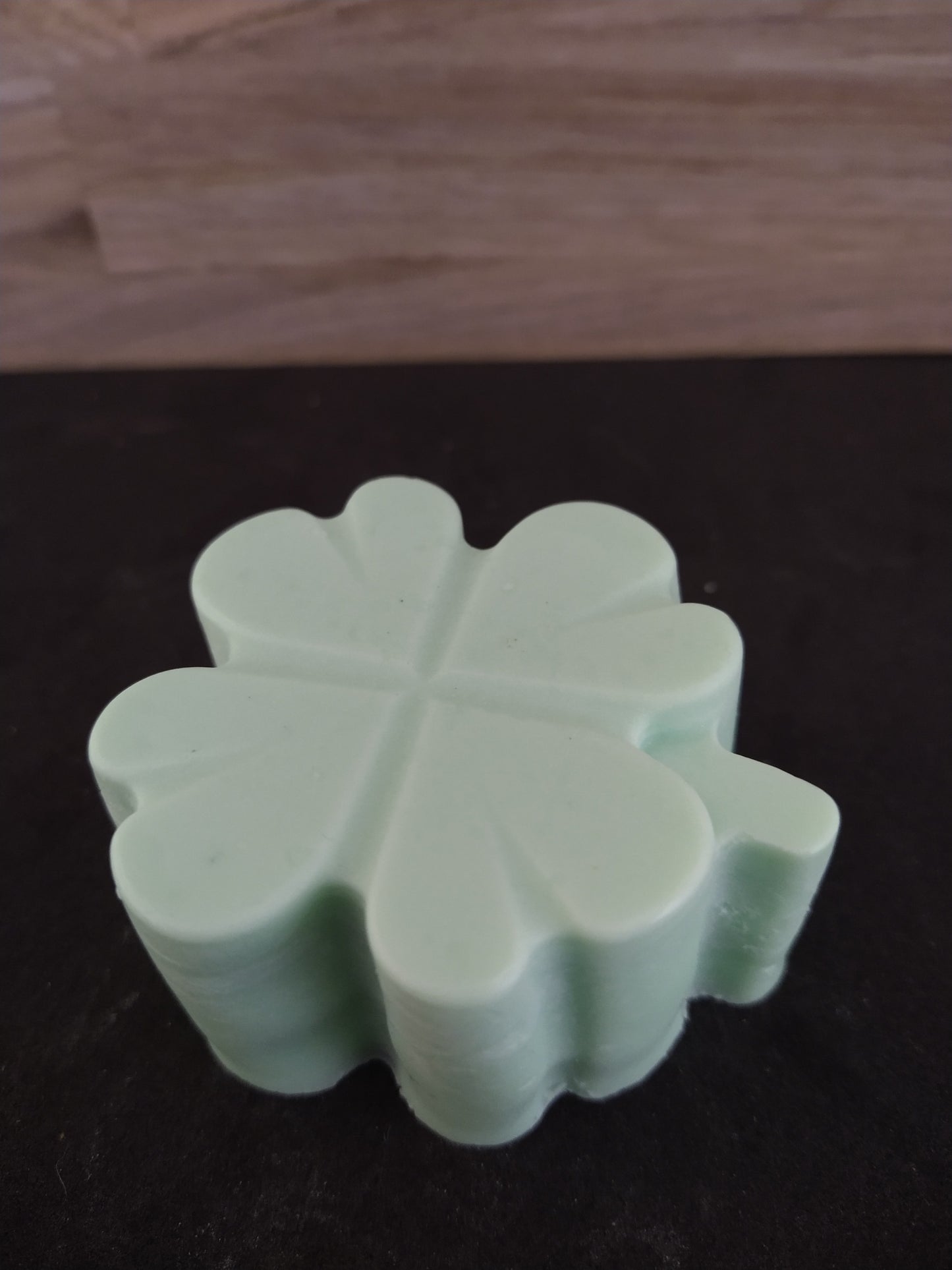 Shamrock shaped scented bar soap