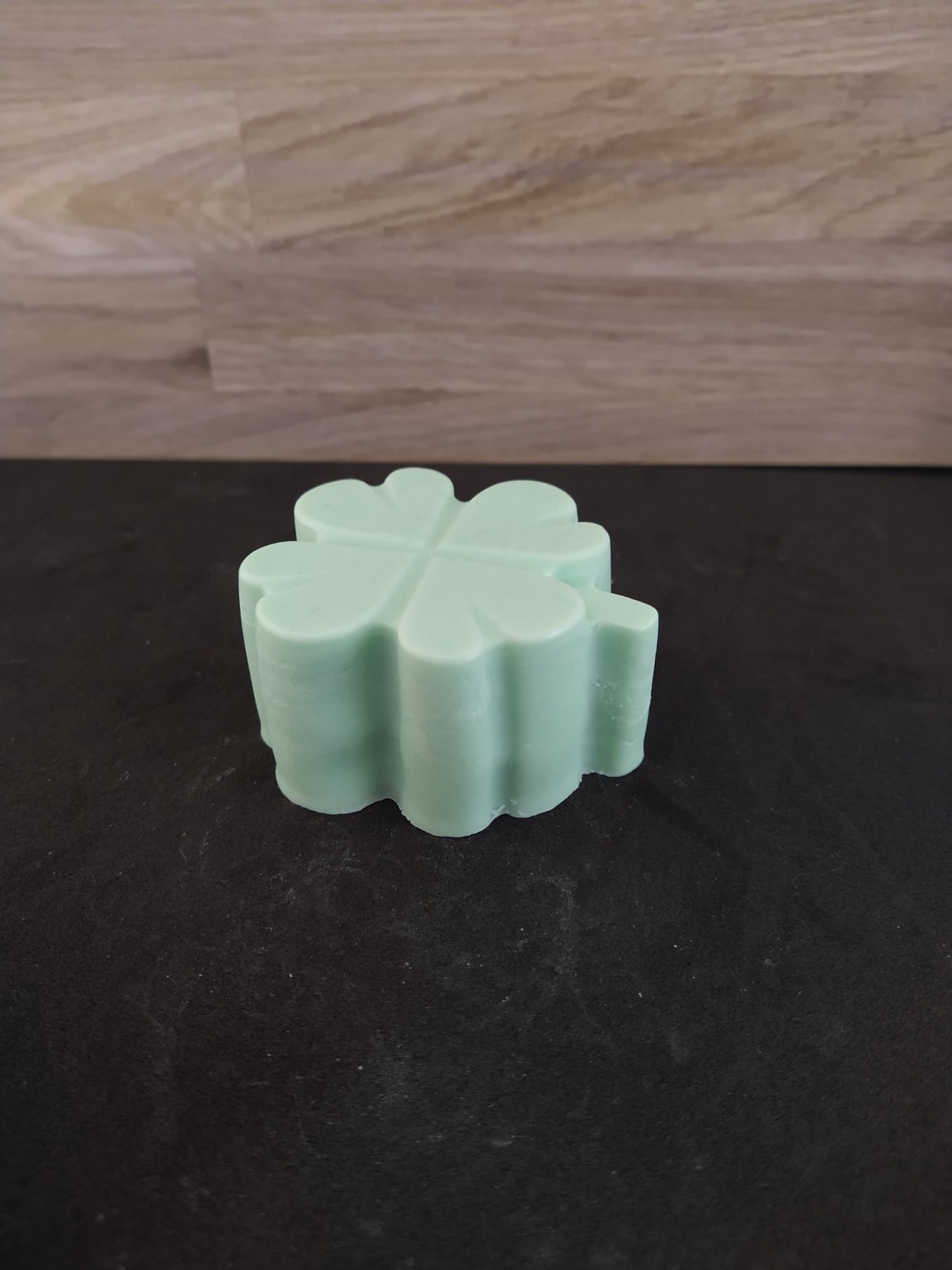 Shamrock shaped scented bar soap