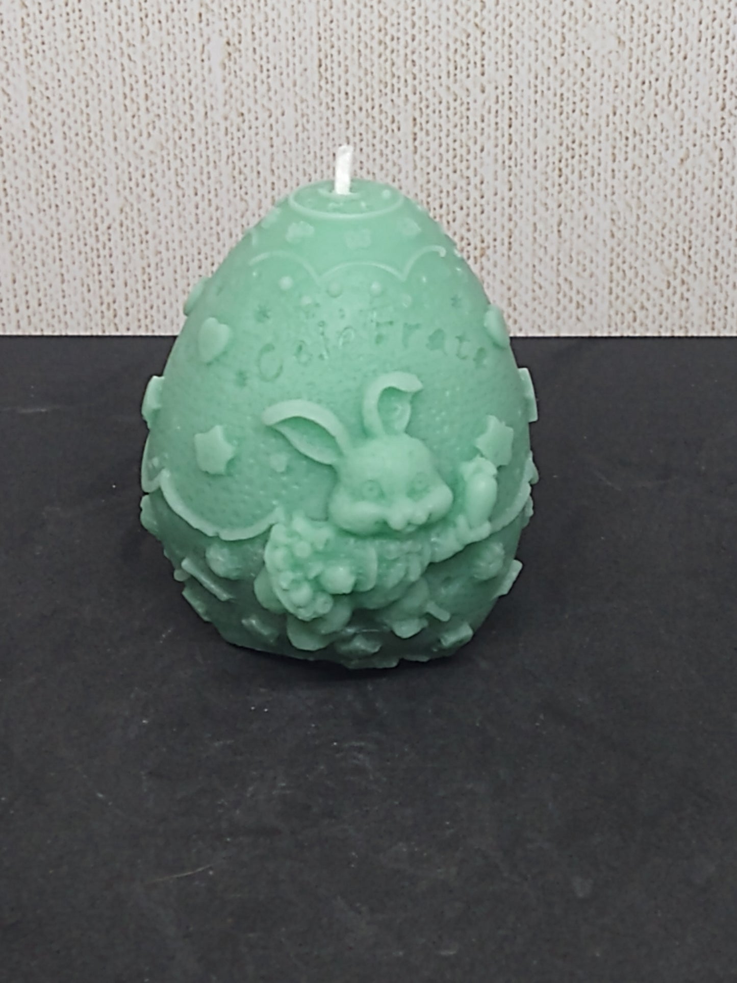 Easter Egg with Bunny Candle